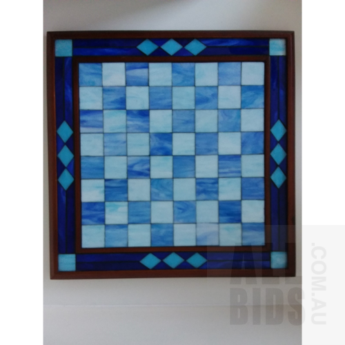 Stunning Stained Glass Chess Set, RRP $100
