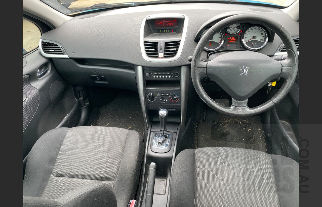 9/2007 Peugeot 207 XT  5d Hatchback Blue 1.6L