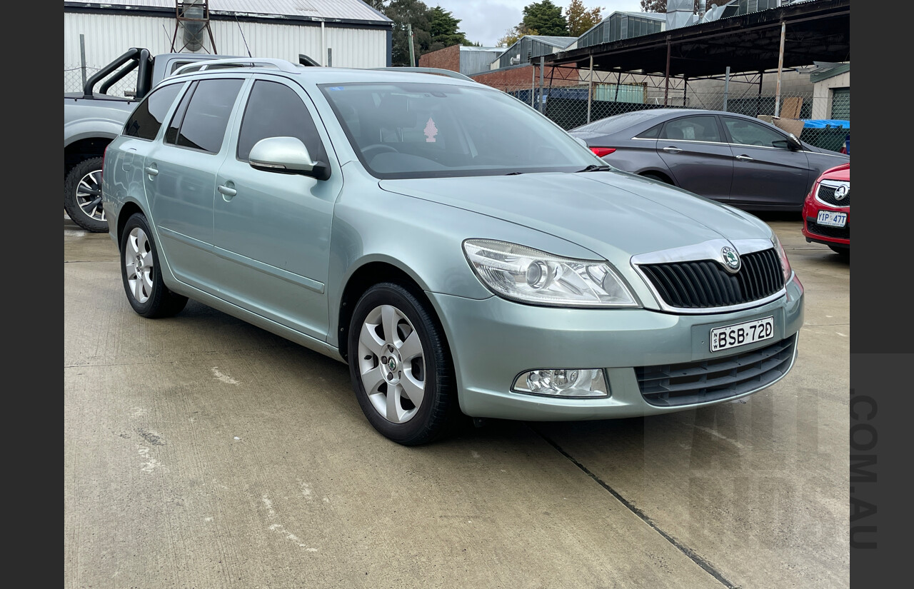 7/2010 Skoda Octavia 118 TSI 1Z MY10 4d Wagon Green 1.8L
