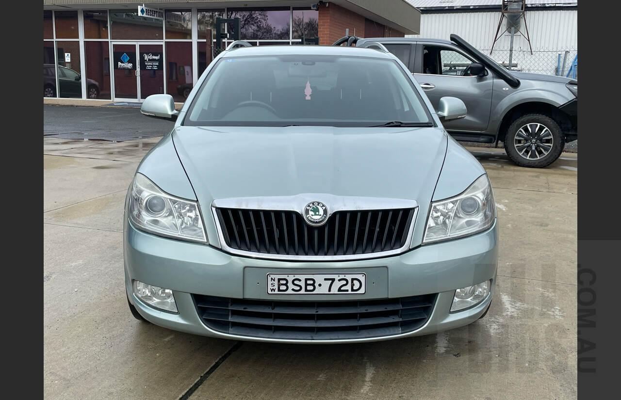 7/2010 Skoda Octavia 118 TSI 1Z MY10 4d Wagon Green 1.8L
