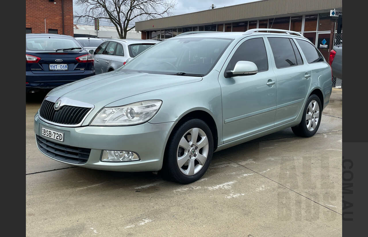7/2010 Skoda Octavia 118 TSI 1Z MY10 4d Wagon Green 1.8L