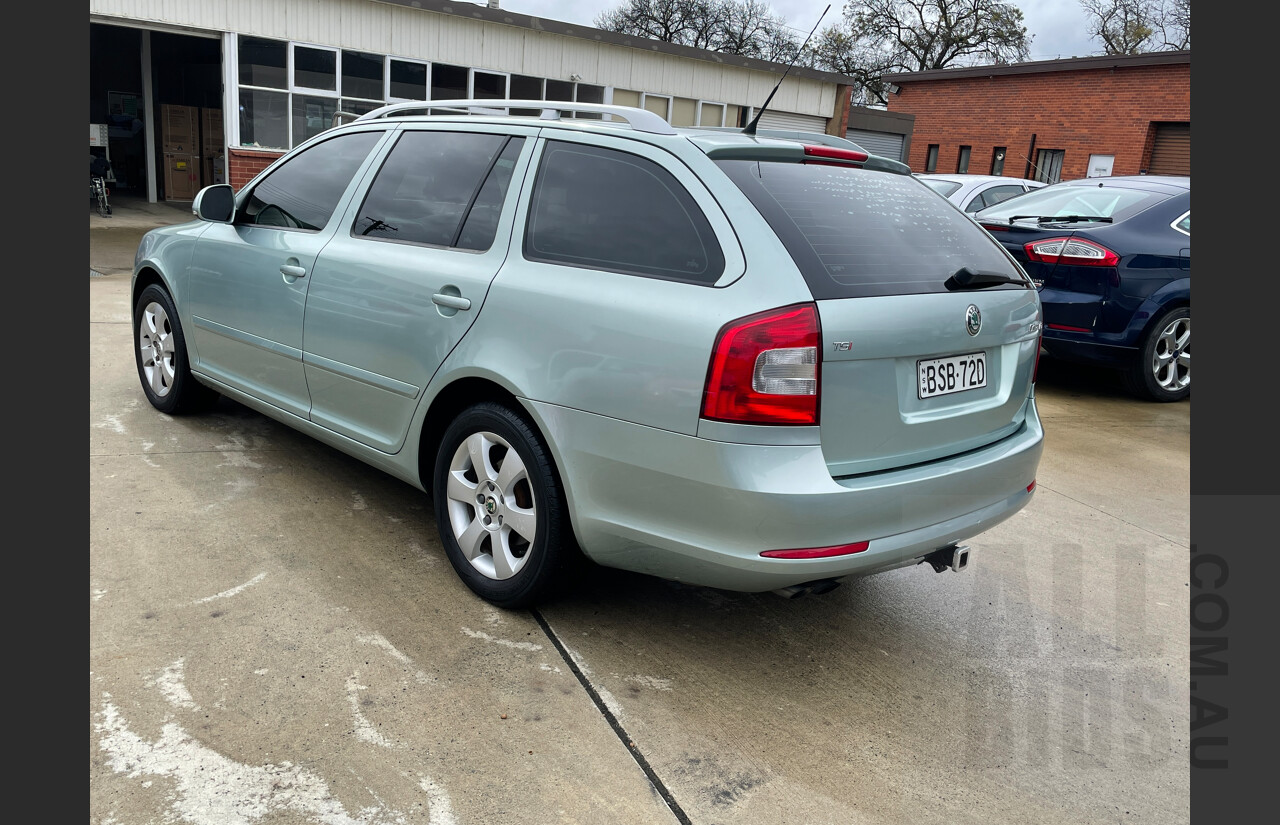 7/2010 Skoda Octavia 118 TSI 1Z MY10 4d Wagon Green 1.8L