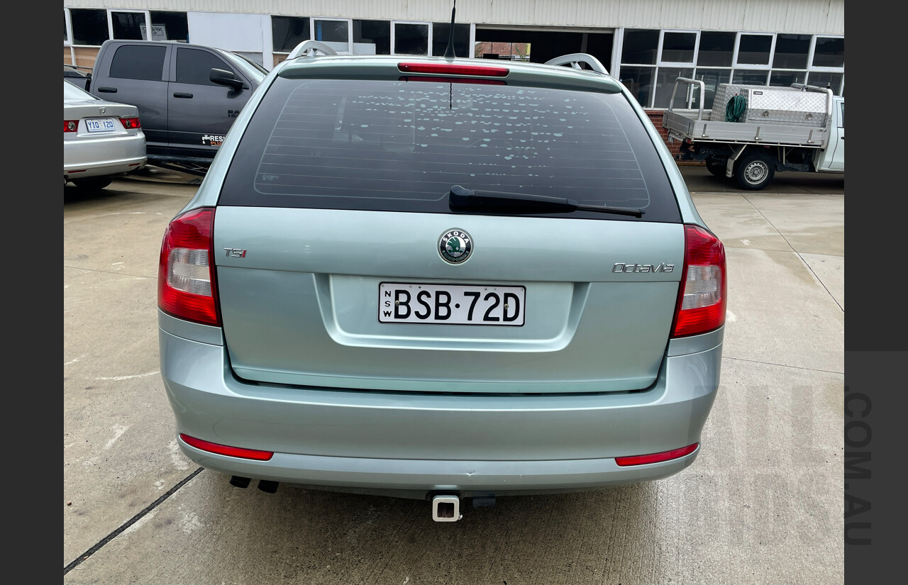 7/2010 Skoda Octavia 118 TSI 1Z MY10 4d Wagon Green 1.8L