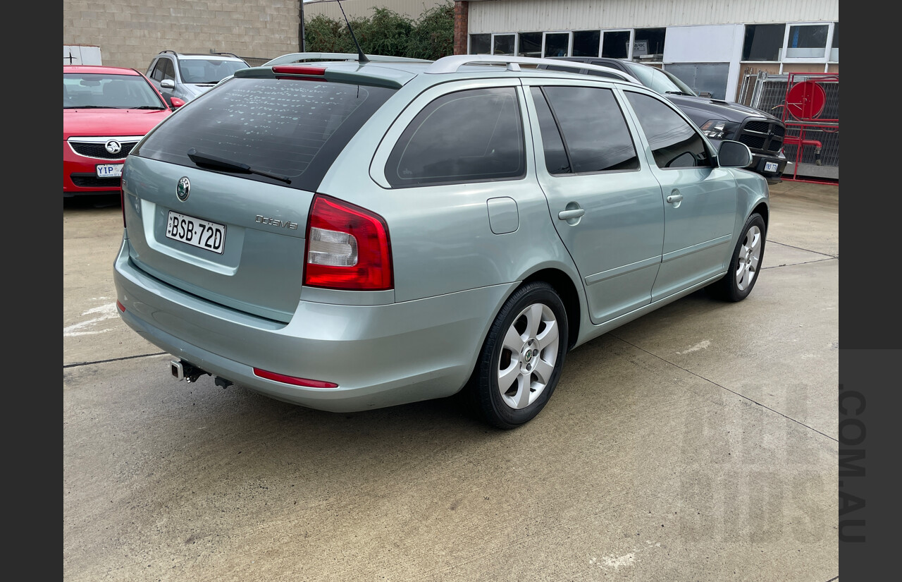 7/2010 Skoda Octavia 118 TSI 1Z MY10 4d Wagon Green 1.8L