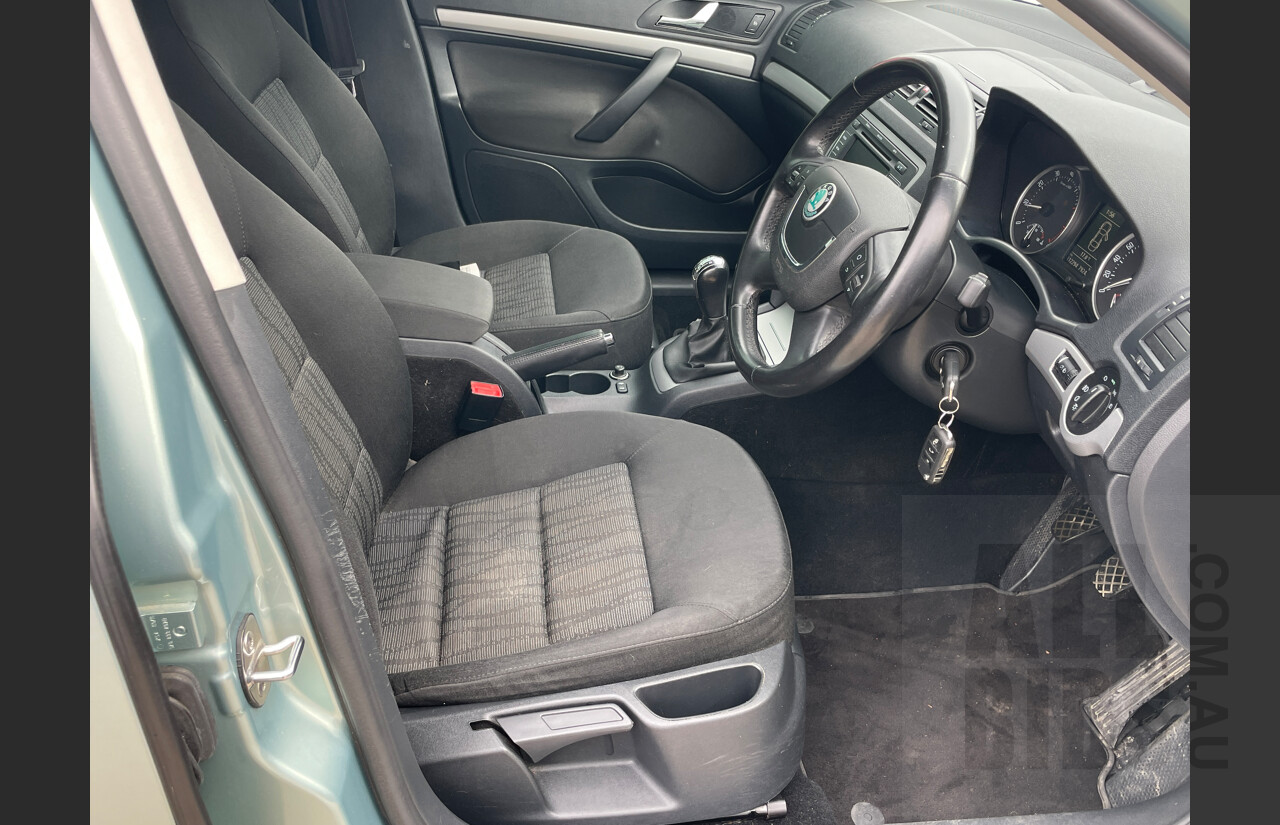 7/2010 Skoda Octavia 118 TSI 1Z MY10 4d Wagon Green 1.8L