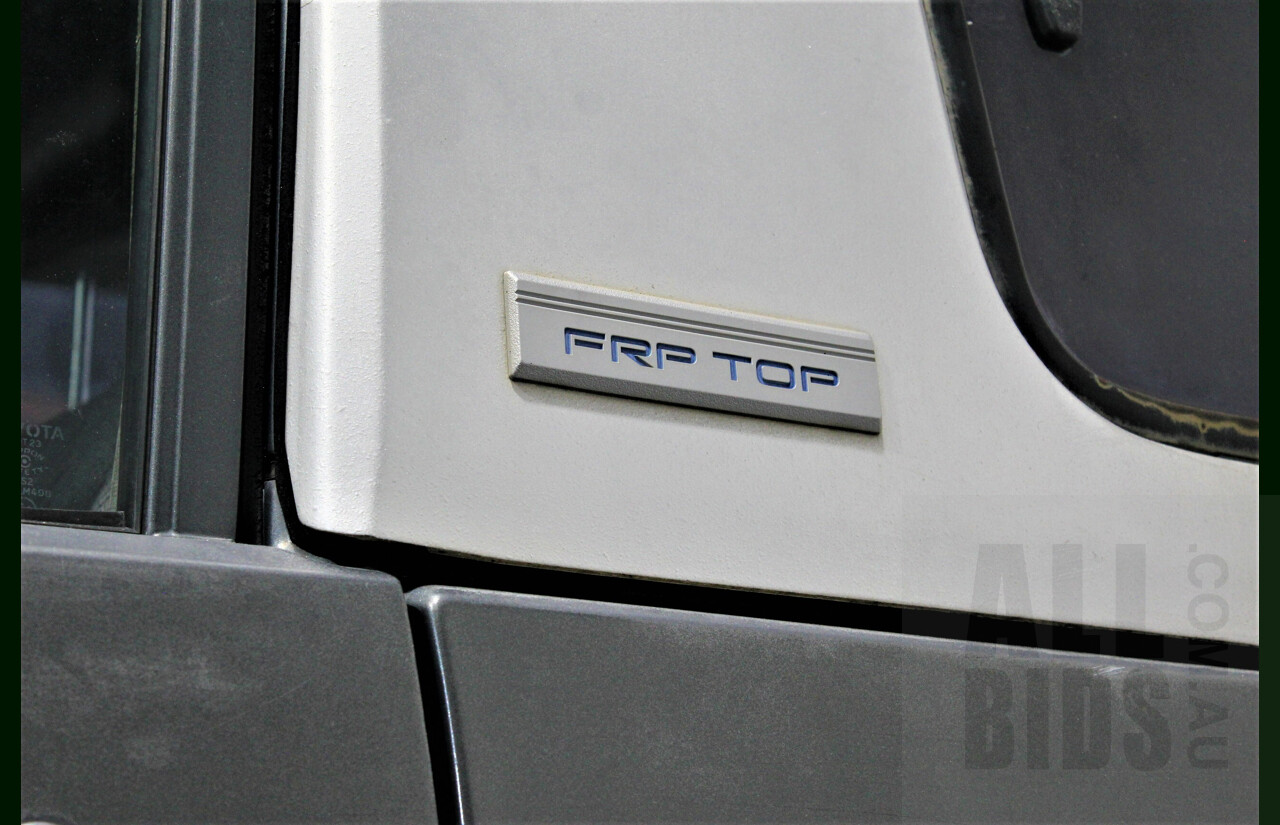 2/1987 Toyota Landcruiser LX Turbo BJ74 (4x4) 2d FRP Top Grey 3.4L 13B-T Turbo Diesel