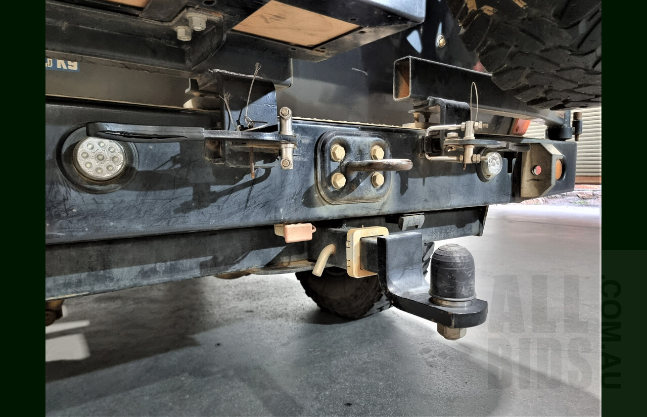 2/1987 Toyota Landcruiser LX Turbo BJ74 (4x4) 2d FRP Top Grey 3.4L 13B-T Turbo Diesel