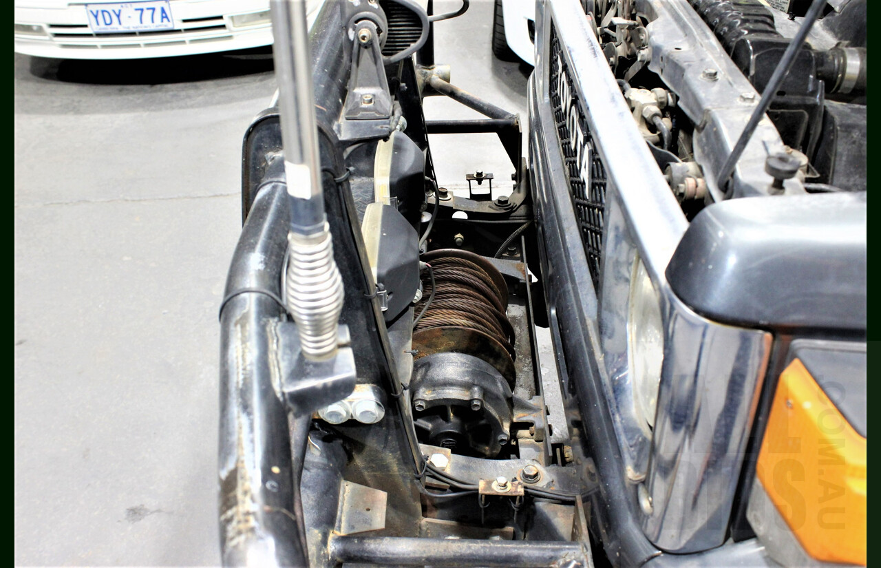 2/1987 Toyota Landcruiser LX Turbo BJ74 (4x4) 2d FRP Top Grey 3.4L 13B-T Turbo Diesel