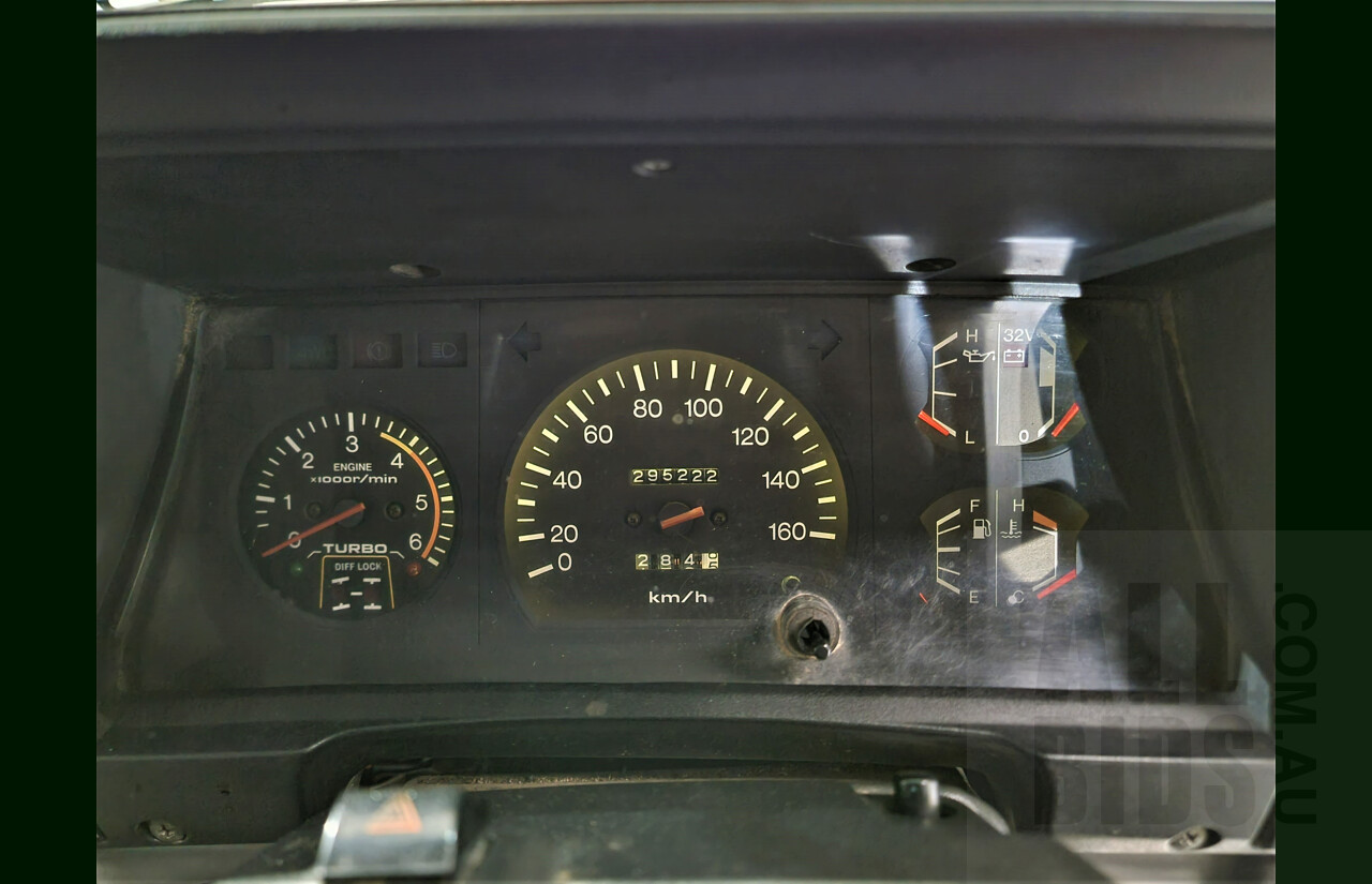 2/1987 Toyota Landcruiser LX Turbo BJ74 (4x4) 2d FRP Top Grey 3.4L 13B-T Turbo Diesel