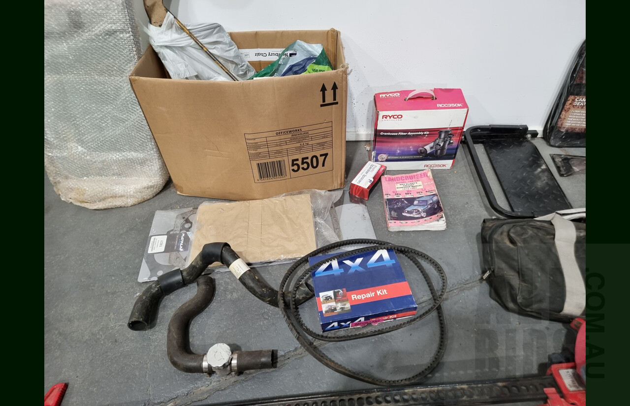 2/1987 Toyota Landcruiser LX Turbo BJ74 (4x4) 2d FRP Top Grey 3.4L 13B-T Turbo Diesel