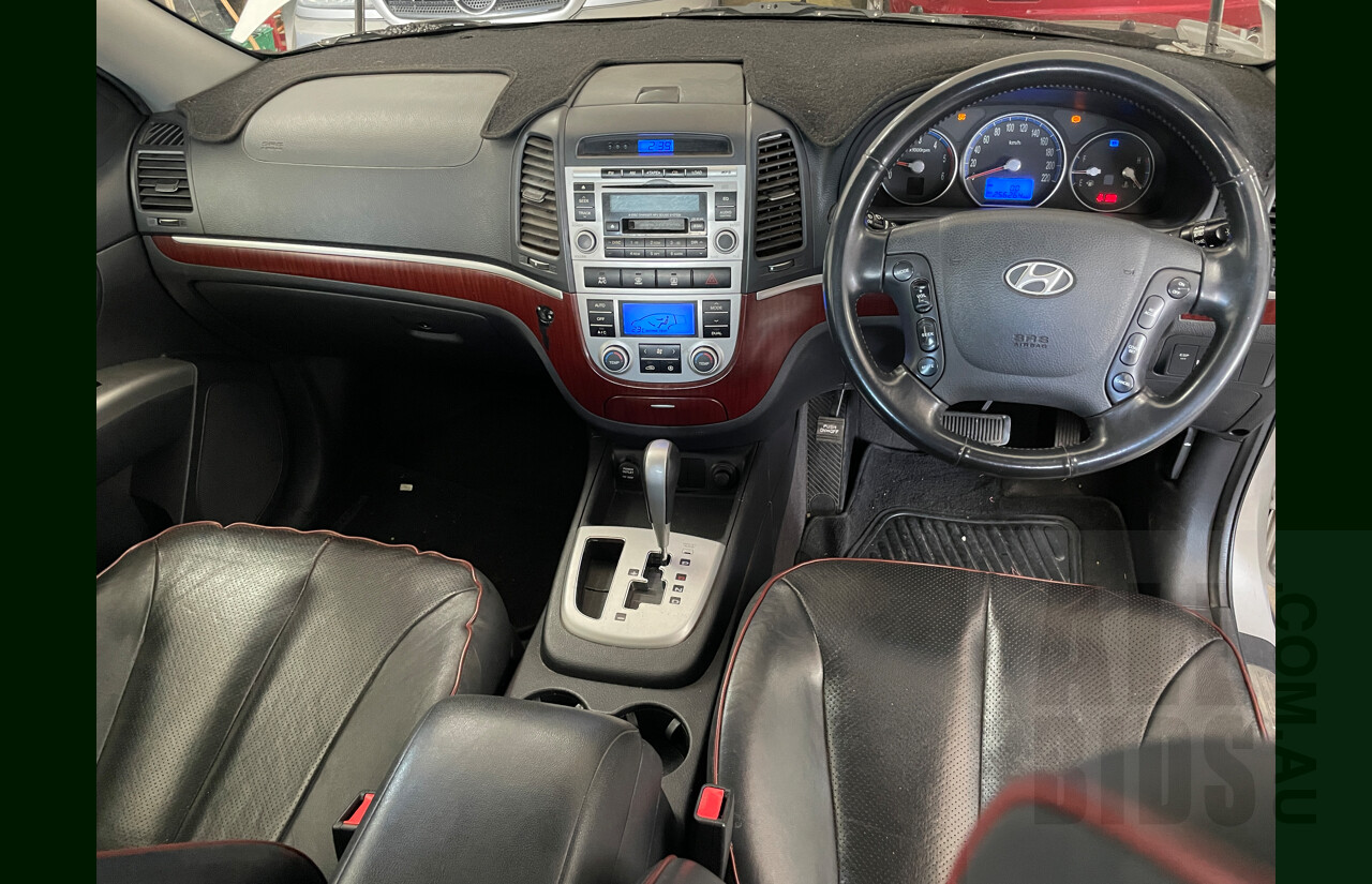 2/2008 Hyundai Santa Fe Elite CRDi (4x4) CM MY07 UPGRADE 4d Wagon Silver  2.2L