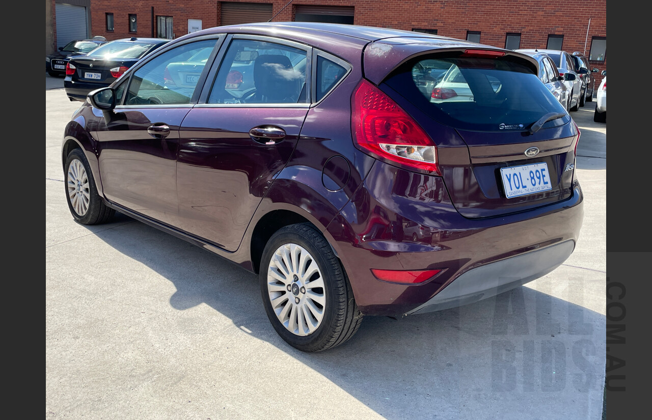 8/2010 Ford Fiesta LX WT 5d Hatchback Purple 1.6L