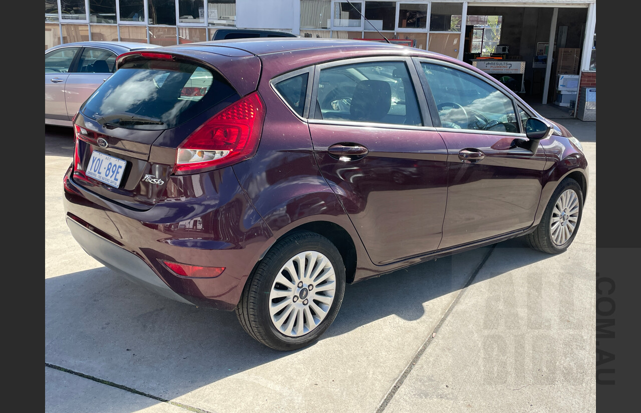 8/2010 Ford Fiesta LX WT 5d Hatchback Purple 1.6L