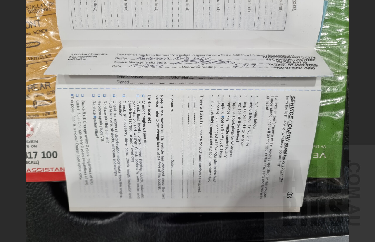 11/2007 Holden VE Commodore SS Utility Silver 6.0L V8 Manual