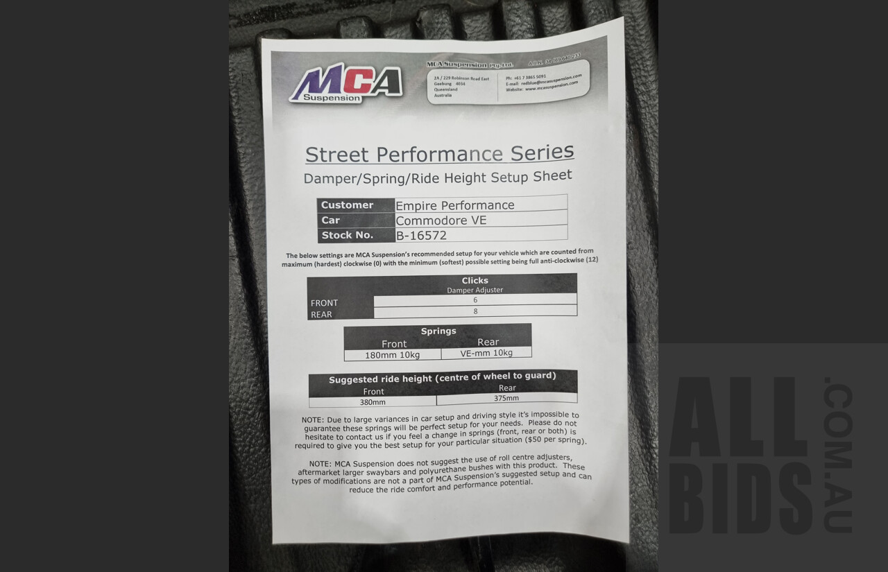 11/2007 Holden VE Commodore SS Utility Silver 6.0L V8 Manual