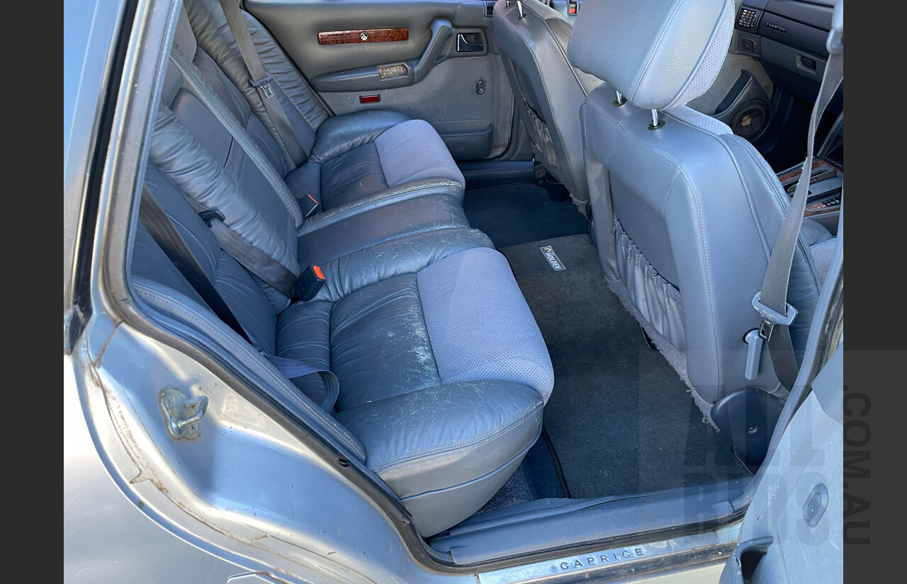 4/1998 Holden Caprice  VSIII 4d Sedan Silver  5.0L