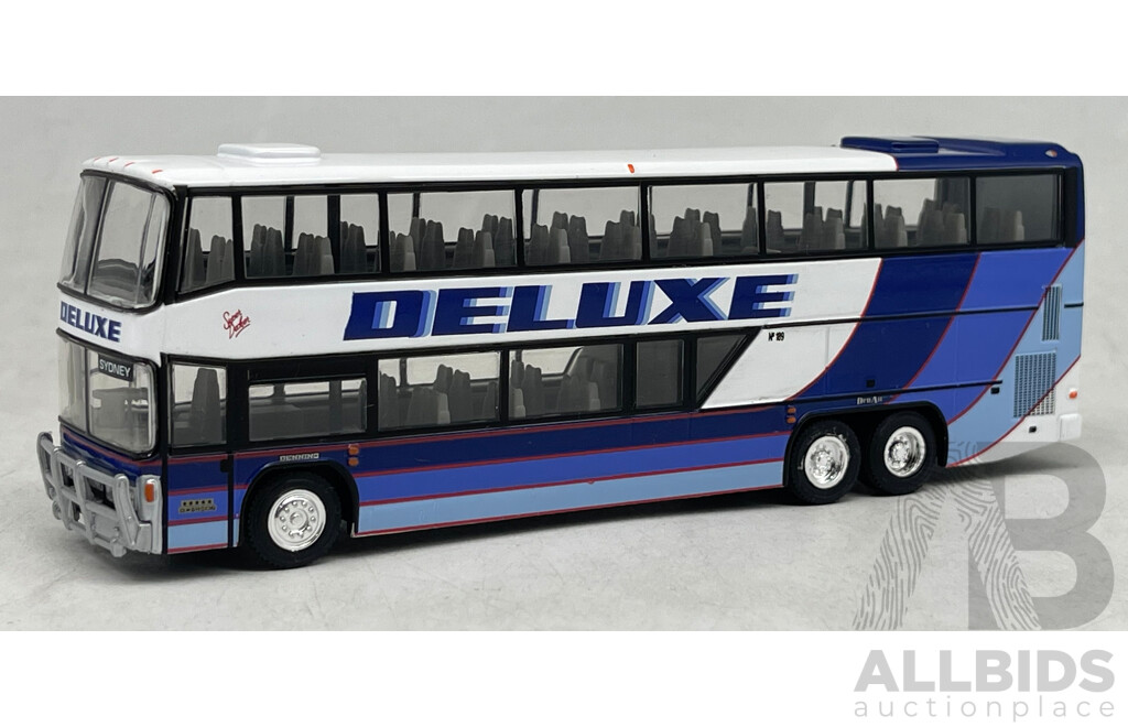 Trux Aussie Buses 1988 Denning Double Decker Coach  - 1/76 Scale