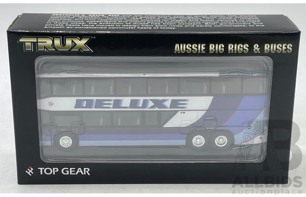Trux Aussie Buses 1988 Denning Double Decker Coach  - 1/76 Scale