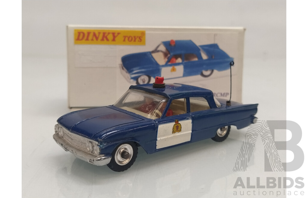 Authentic Reproduction Dinky Car Toys - Lot of 4