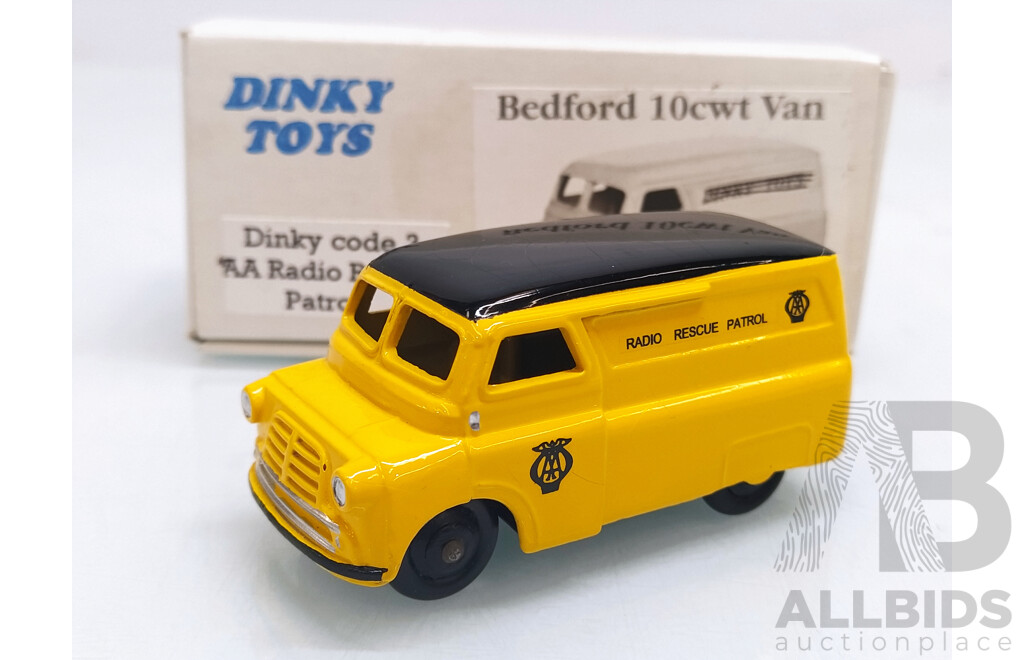 Authentic Reproduction Dinky Car Toys - Lot of 4