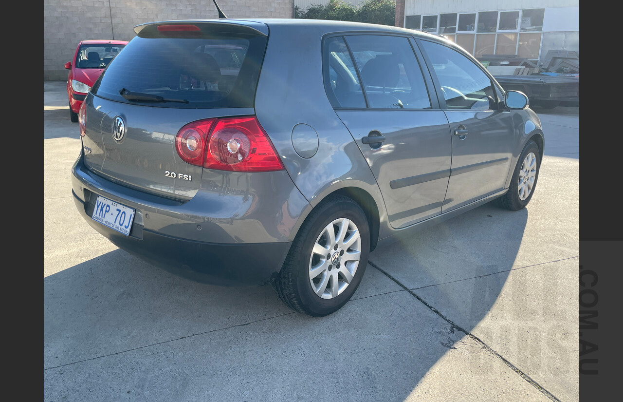 6/2006 Volkswagen Golf 2.0 FSI Comfortline 1K 5d Hatchback Grey 2.0L