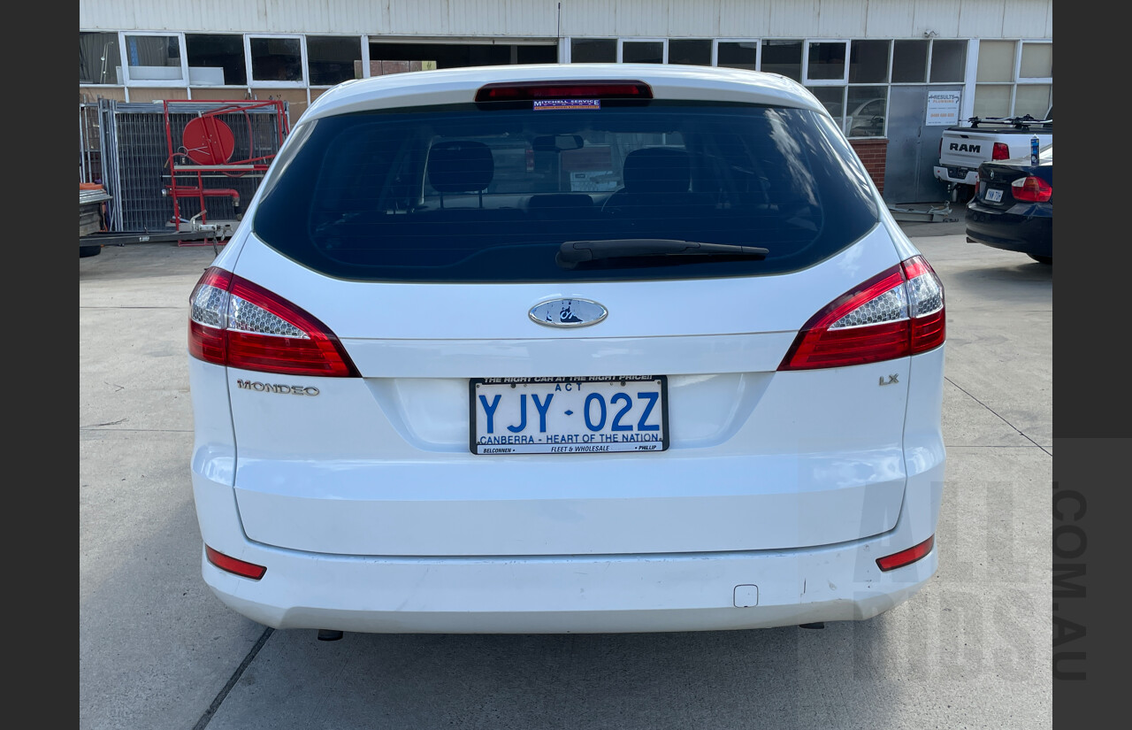 5/2010 Ford Mondeo LX MB 4d Wagon White 2.3L