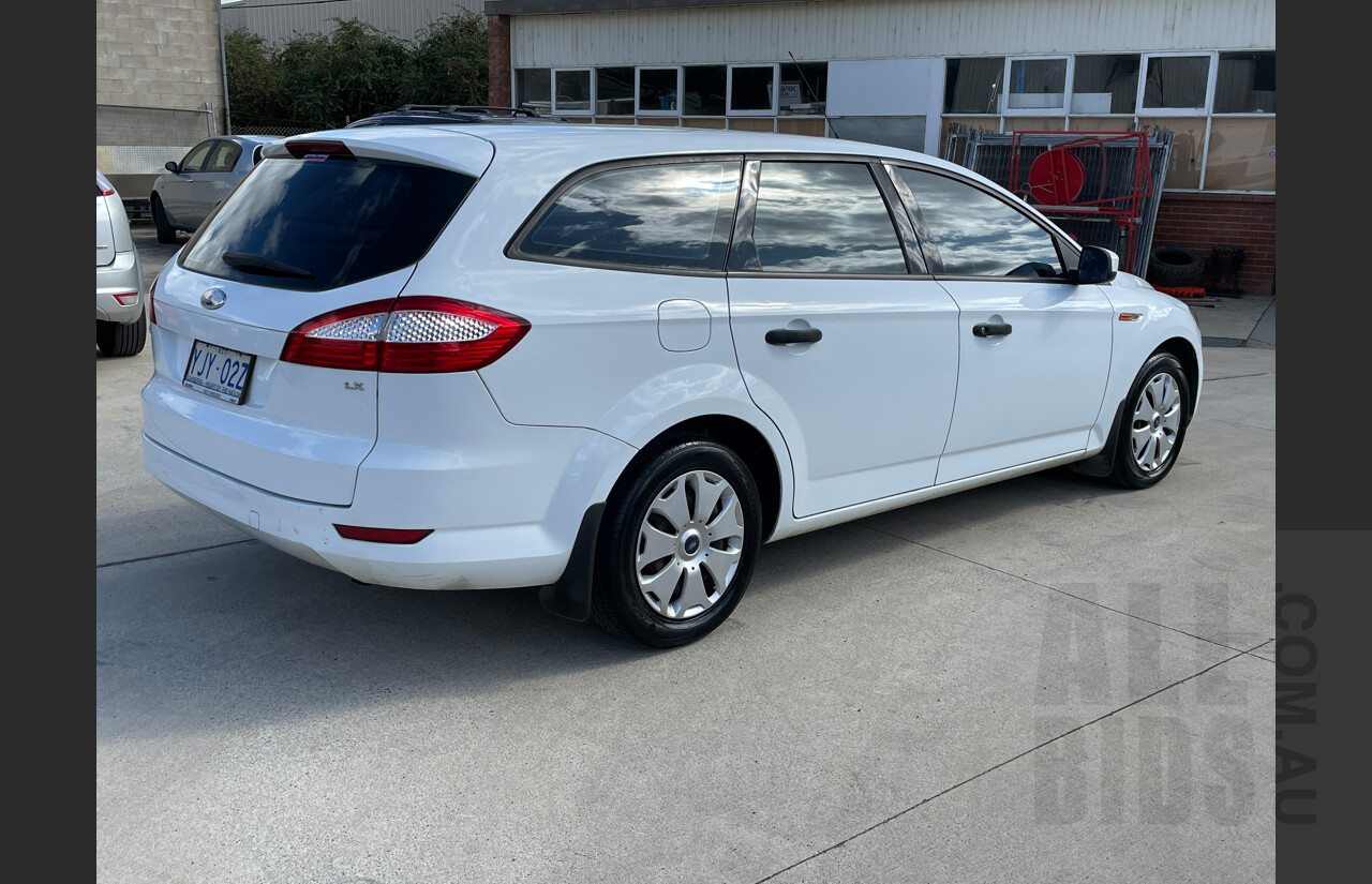 5/2010 Ford Mondeo LX MB 4d Wagon White 2.3L