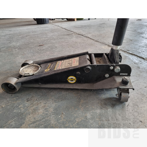 Omega Lift Equipment Workshop Trolley Jack - 2000kg