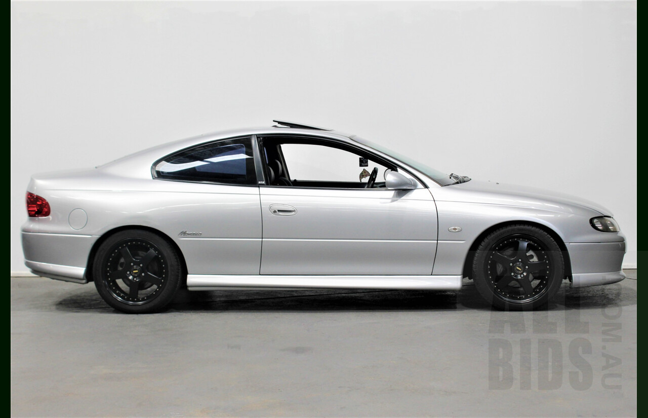 8/2002 Holden Monaro CV8 V2 2d Coupe Silver 5.7L V8