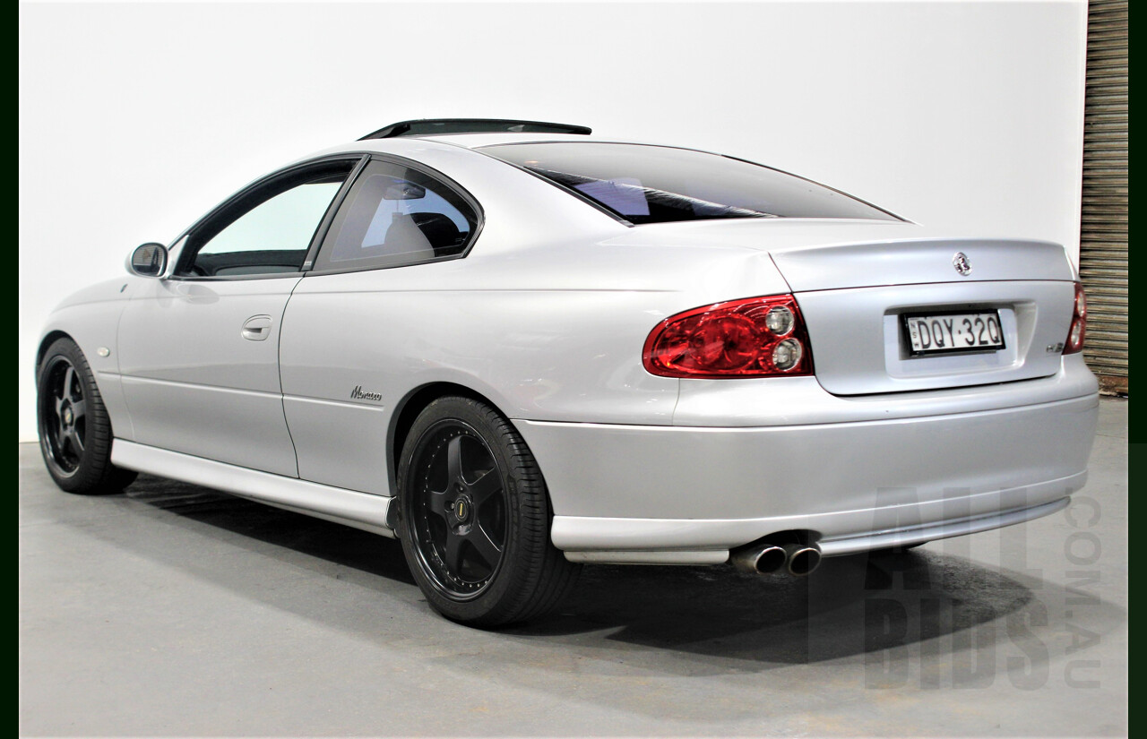 8/2002 Holden Monaro CV8 V2 2d Coupe Silver 5.7L V8