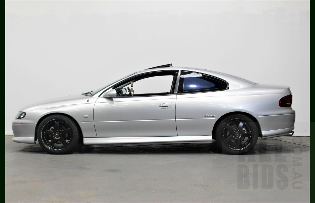 8/2002 Holden Monaro CV8 V2 2d Coupe Silver 5.7L V8