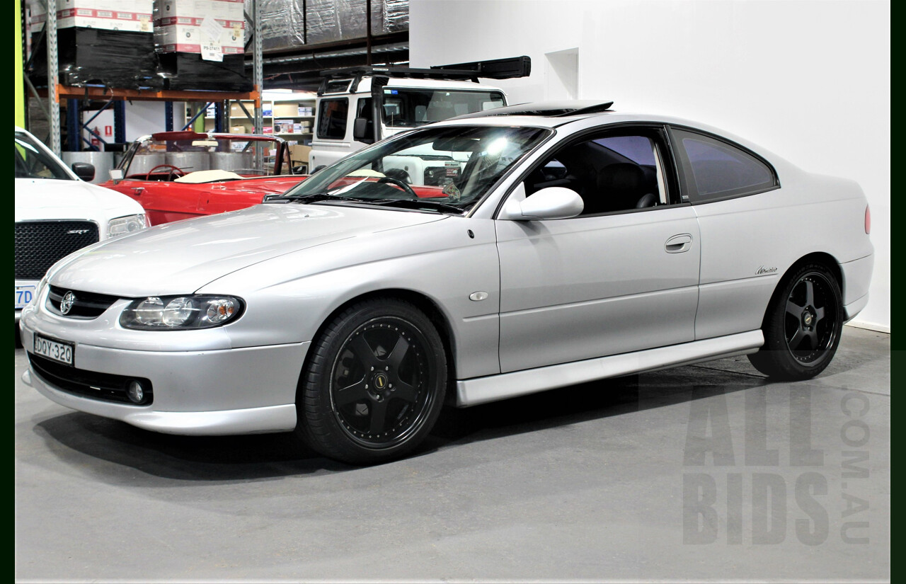 8/2002 Holden Monaro CV8 V2 2d Coupe Silver 5.7L V8