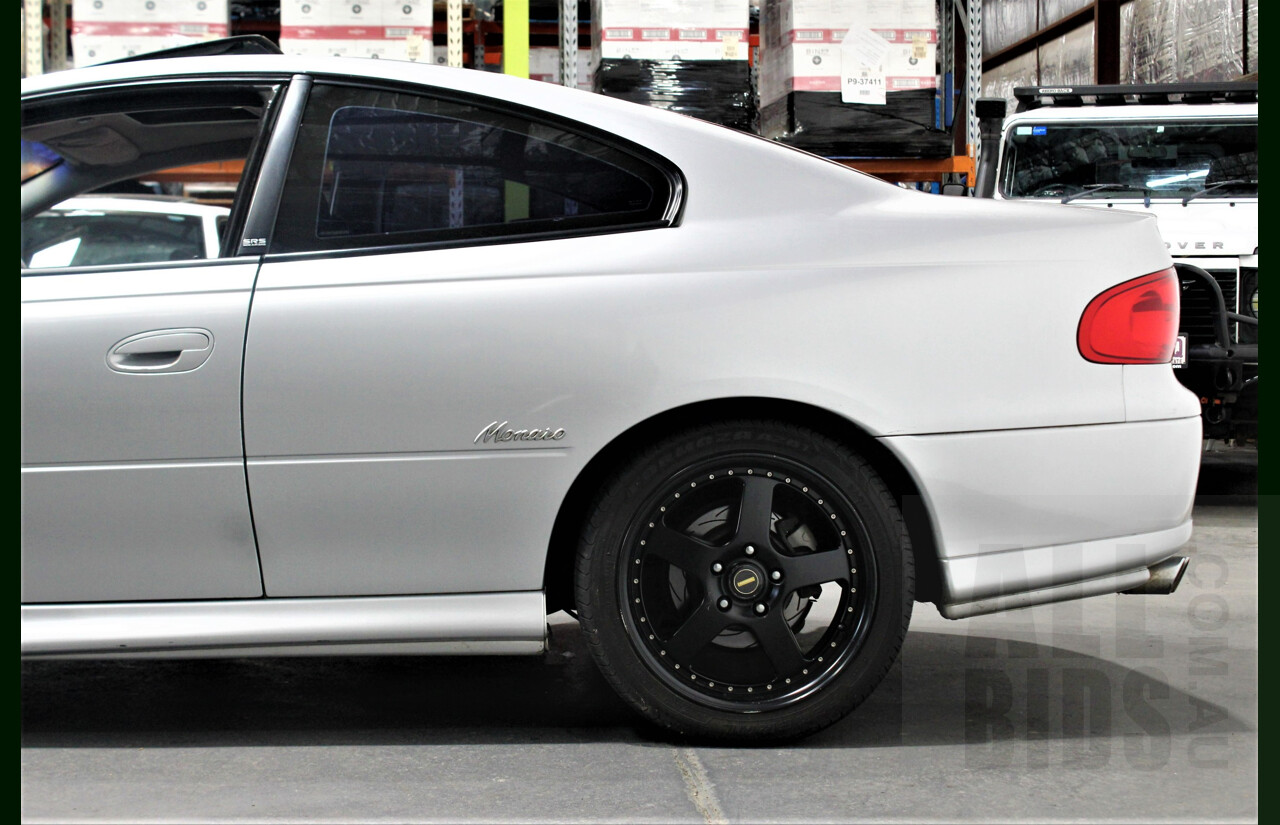 8/2002 Holden Monaro CV8 V2 2d Coupe Silver 5.7L V8