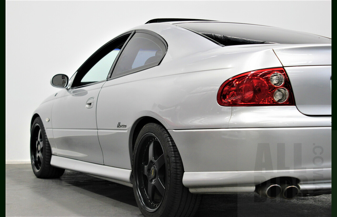 8/2002 Holden Monaro CV8 V2 2d Coupe Silver 5.7L V8