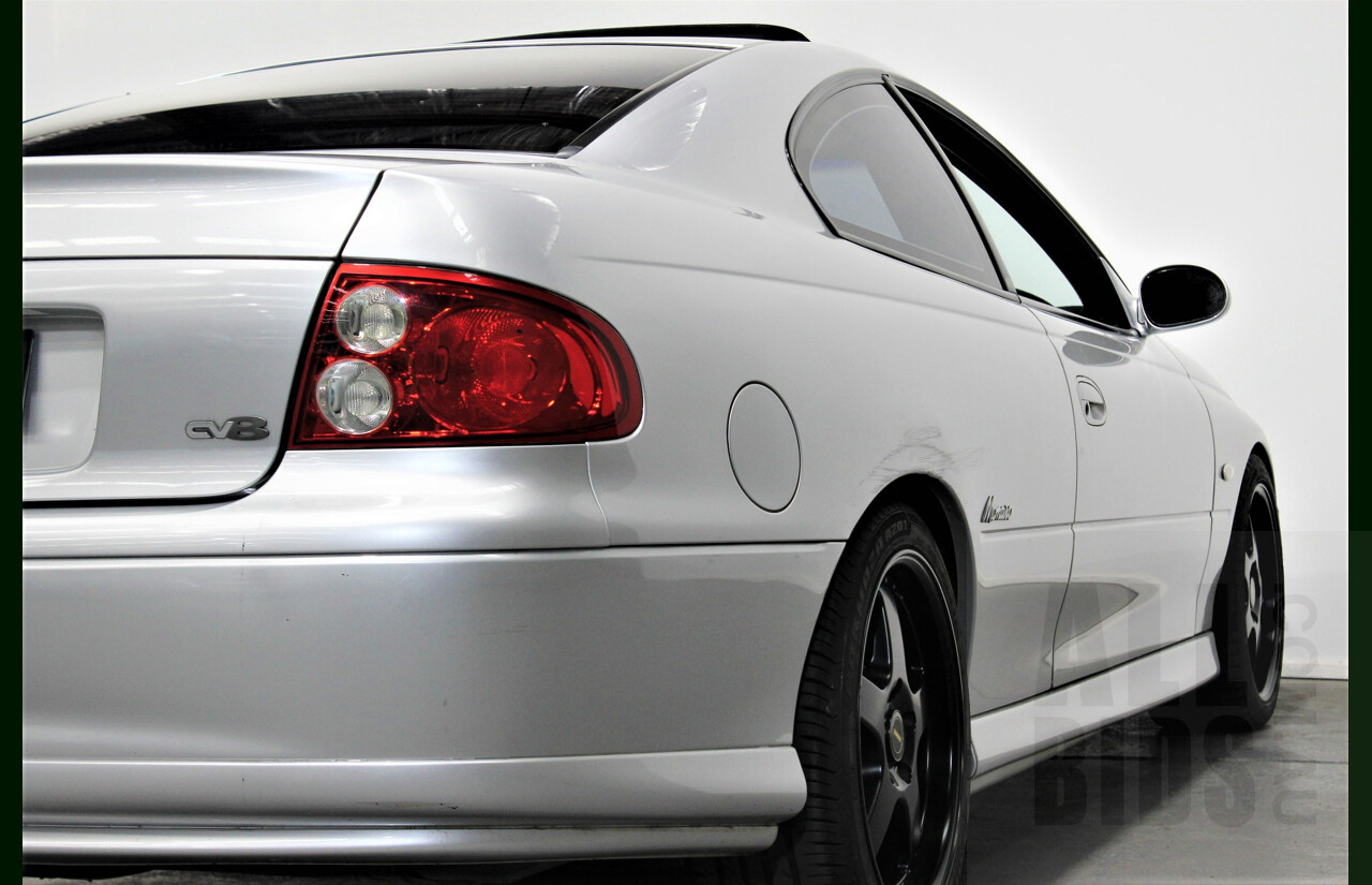 8/2002 Holden Monaro CV8 V2 2d Coupe Silver 5.7L V8