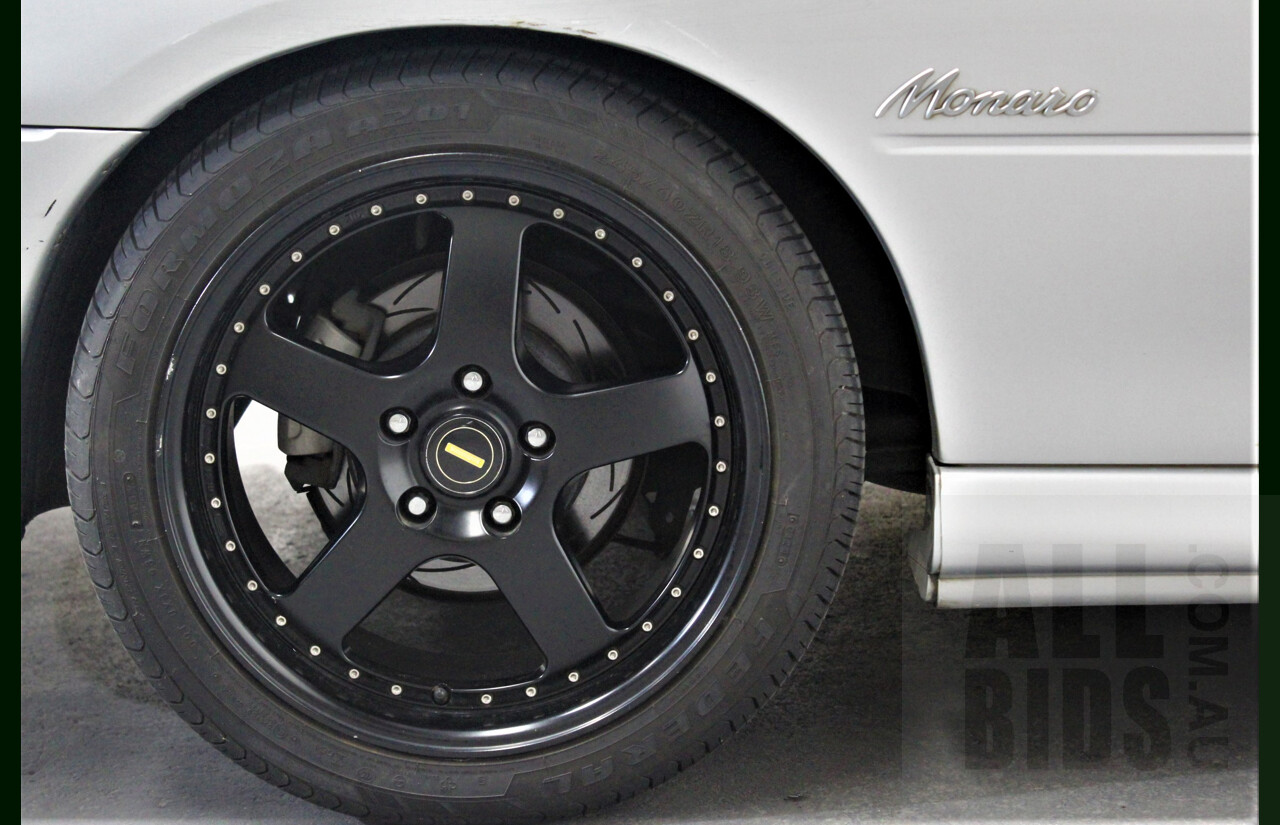 8/2002 Holden Monaro CV8 V2 2d Coupe Silver 5.7L V8