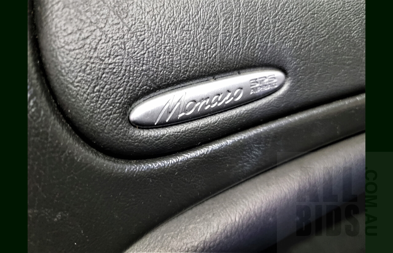 8/2002 Holden Monaro CV8 V2 2d Coupe Silver 5.7L V8