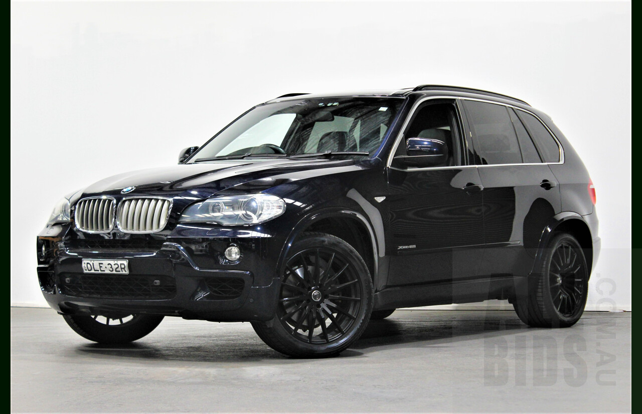 4/2010 Bmw X5 Xdrive 48i E70 MY09 4d Wagon Black 4.8L V8