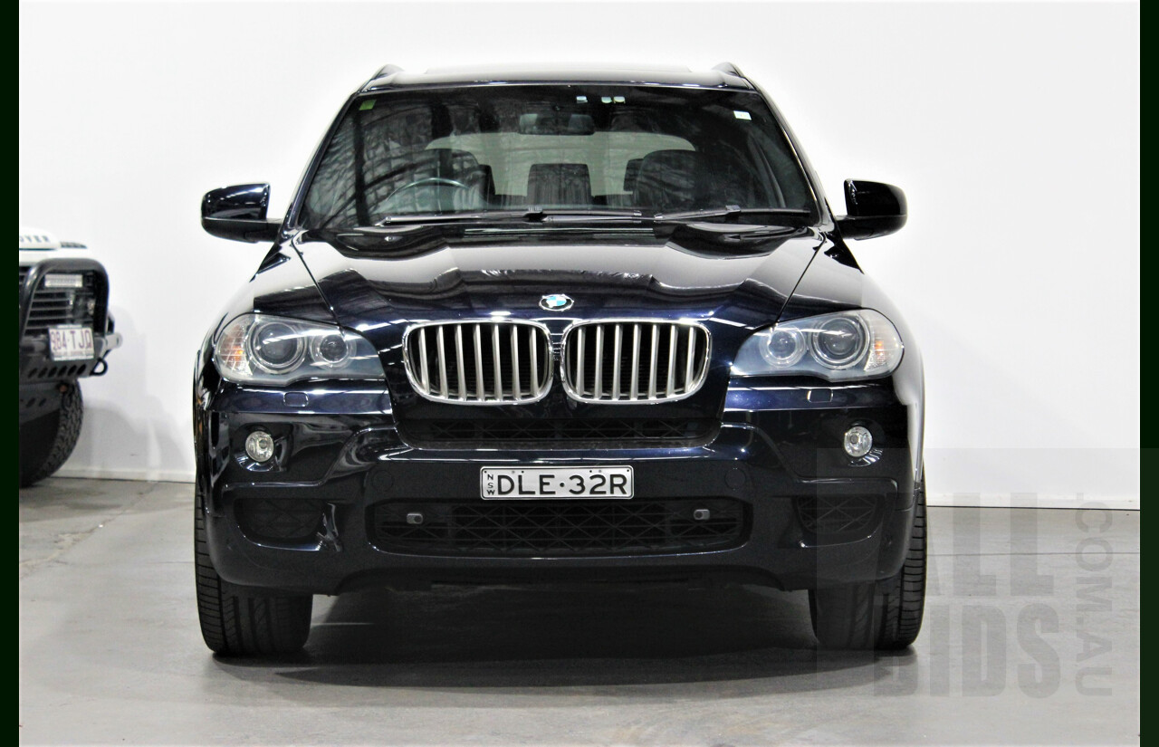 4/2010 Bmw X5 Xdrive 48i E70 MY09 4d Wagon Black 4.8L V8