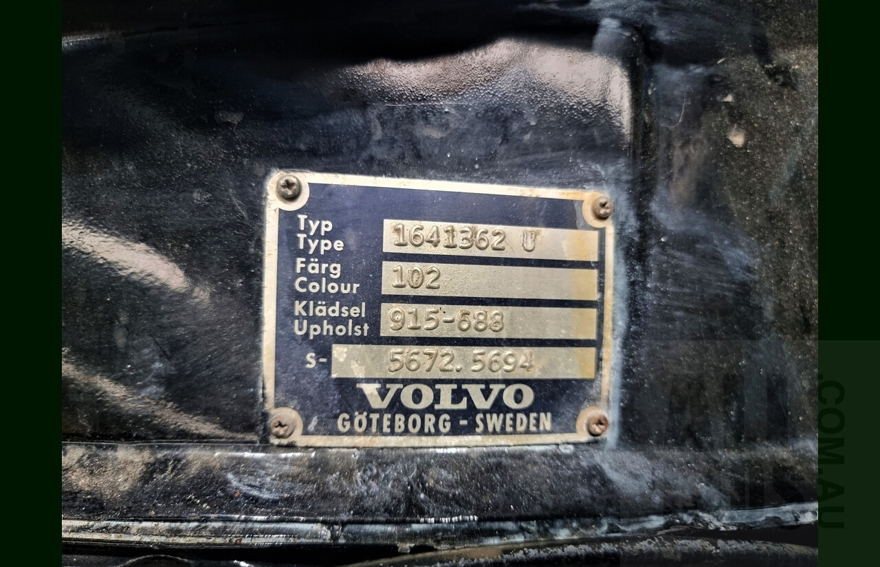 1/1971 Volvo 164  4d Sedan Blue 3.0L