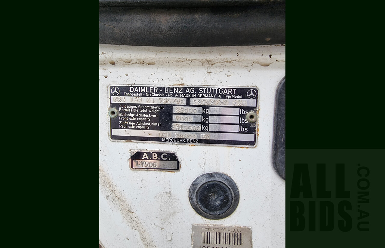 1981 Mercedes 2228S Prime Mover V8 Diesel