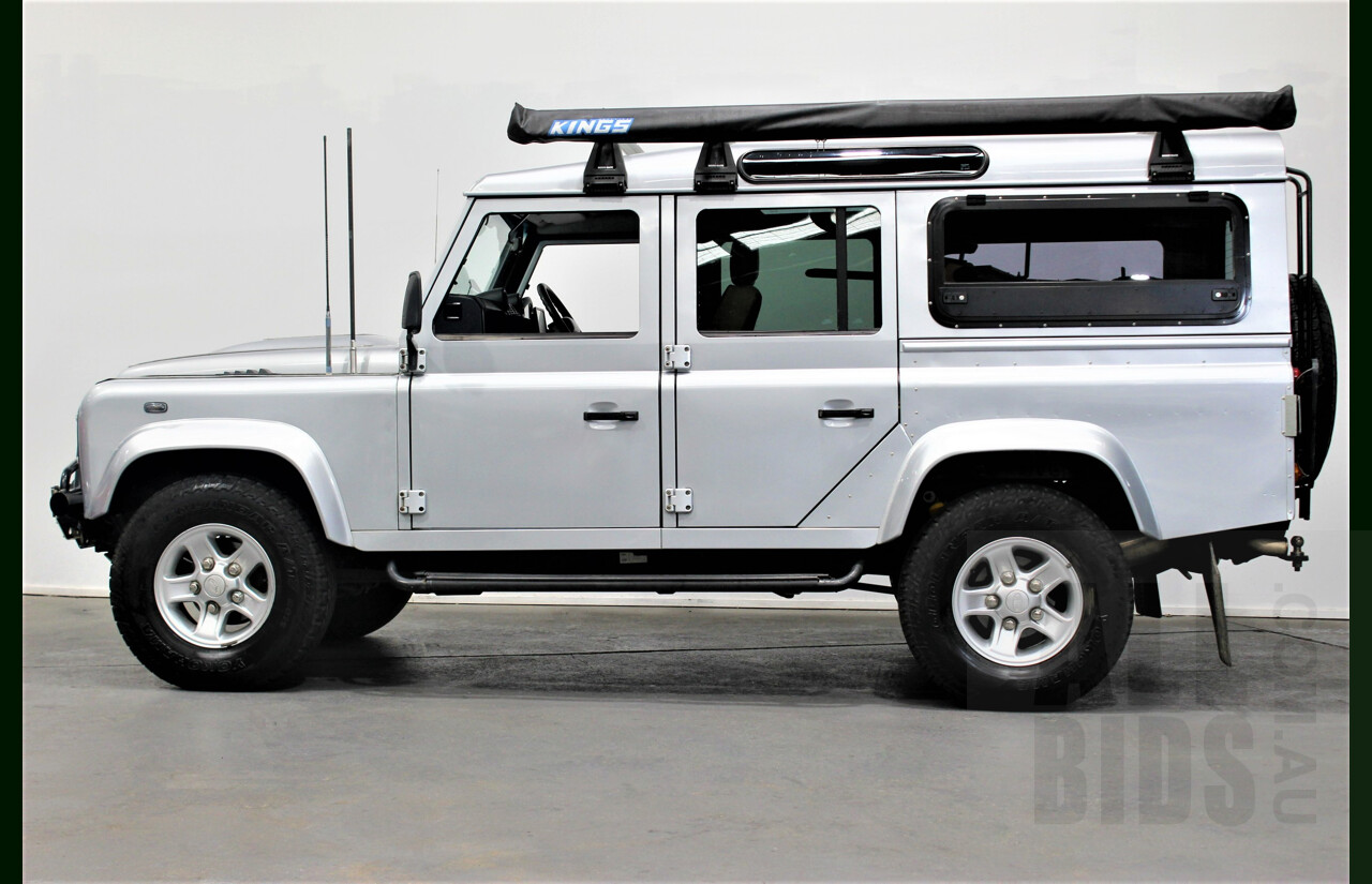 4/2009 Land Rover Defender 110 (4x4) MY09 4d Wagon Silver 2.4L Turbo Diesel