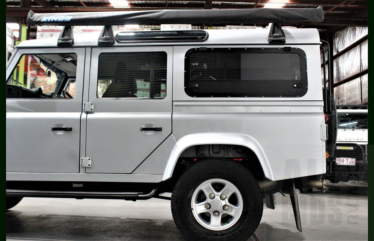 4/2009 Land Rover Defender 110 (4x4) MY09 4d Wagon Silver 2.4L Turbo Diesel