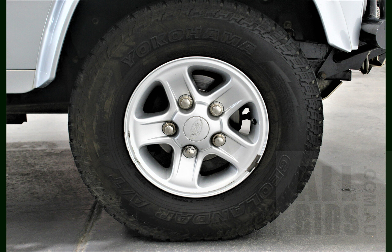 4/2009 Land Rover Defender 110 (4x4) MY09 4d Wagon Silver 2.4L Turbo Diesel