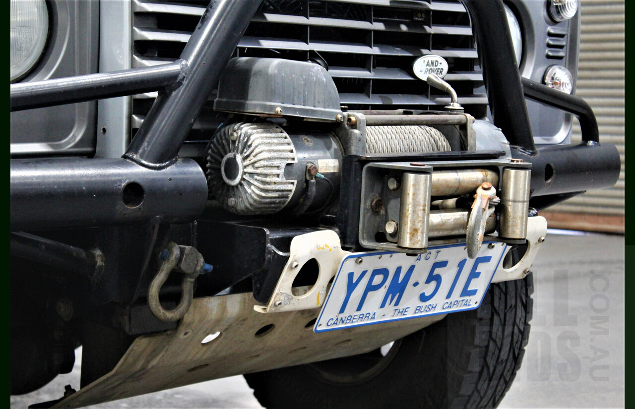 4/2009 Land Rover Defender 110 (4x4) MY09 4d Wagon Silver 2.4L Turbo Diesel