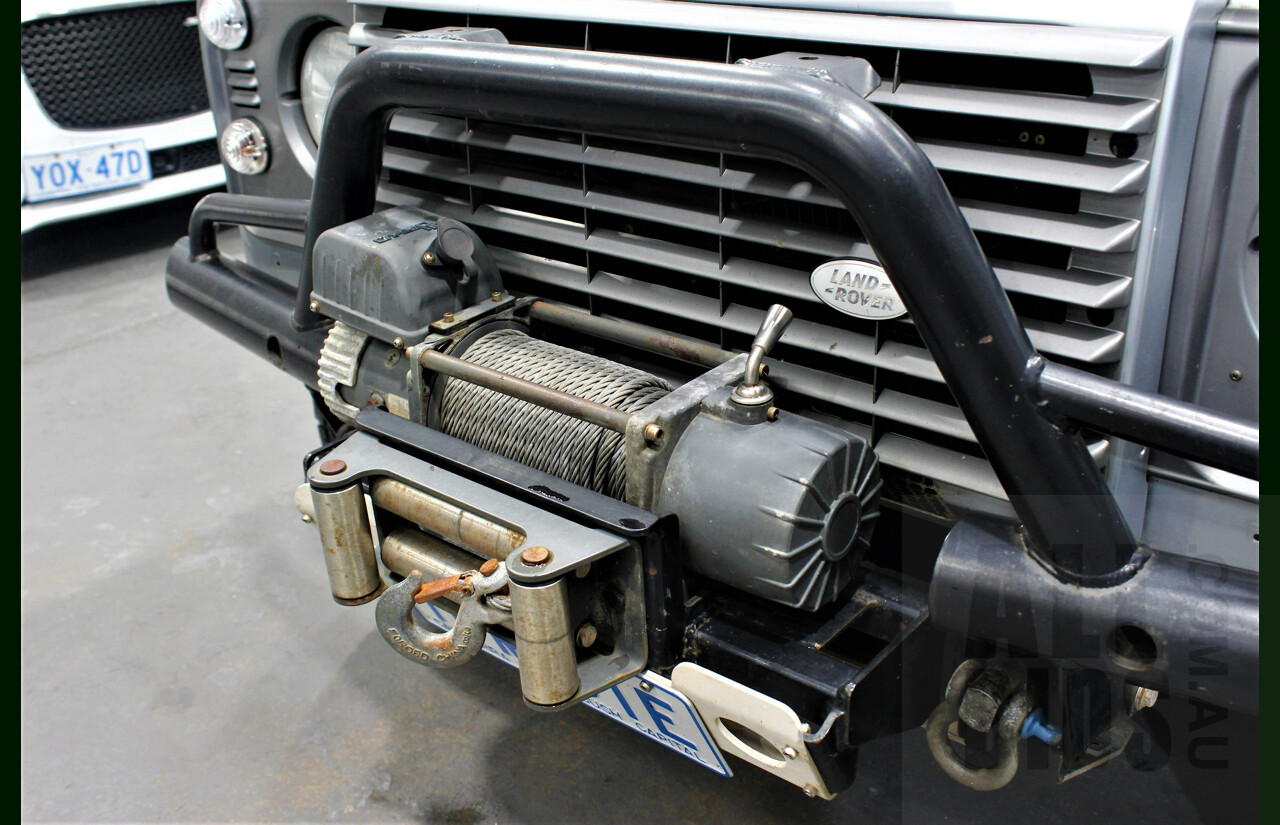 4/2009 Land Rover Defender 110 (4x4) MY09 4d Wagon Silver 2.4L Turbo Diesel