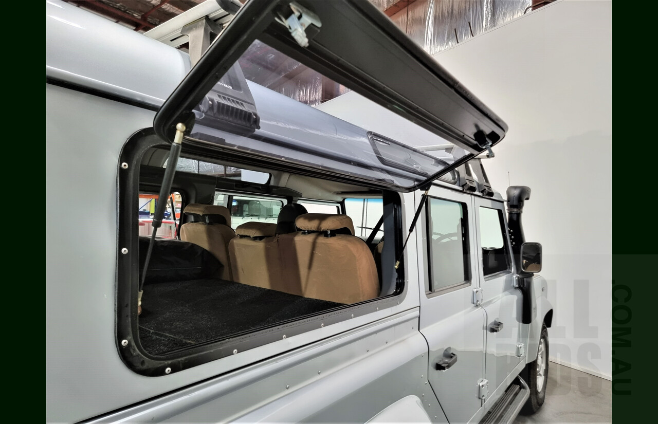 4/2009 Land Rover Defender 110 (4x4) MY09 4d Wagon Silver 2.4L Turbo Diesel