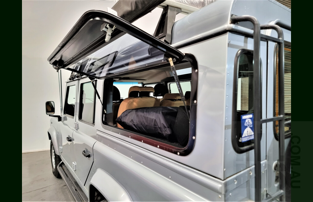 4/2009 Land Rover Defender 110 (4x4) MY09 4d Wagon Silver 2.4L Turbo Diesel
