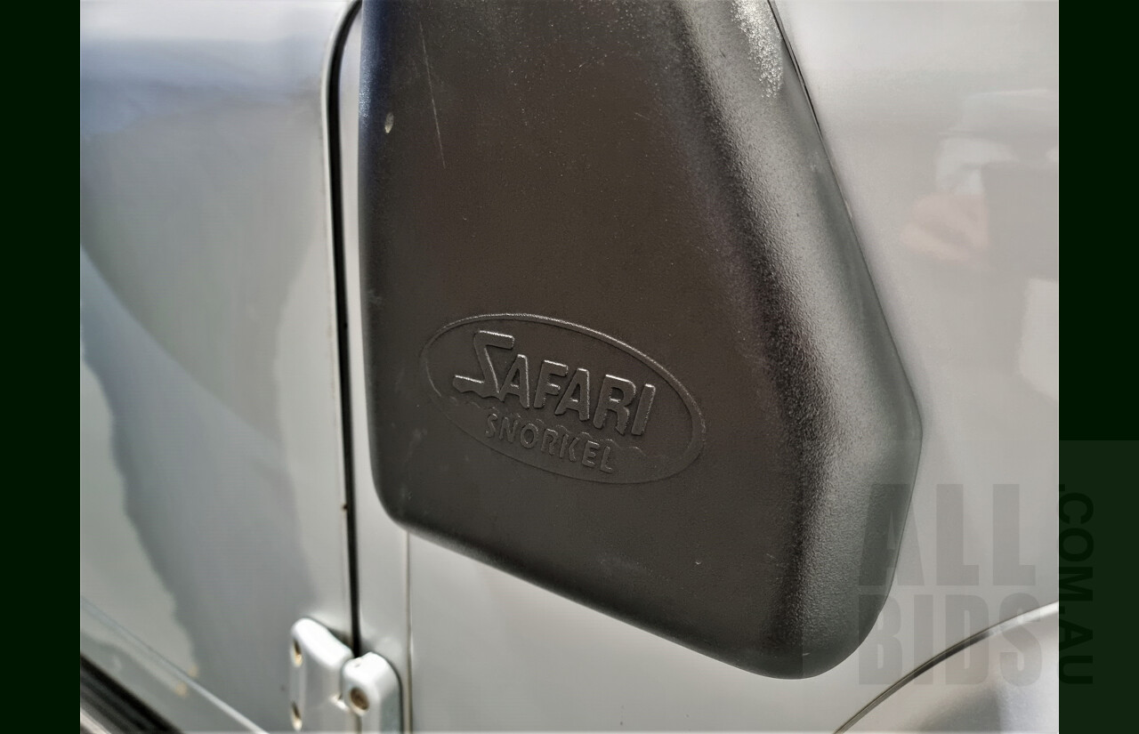 4/2009 Land Rover Defender 110 (4x4) MY09 4d Wagon Silver 2.4L Turbo Diesel