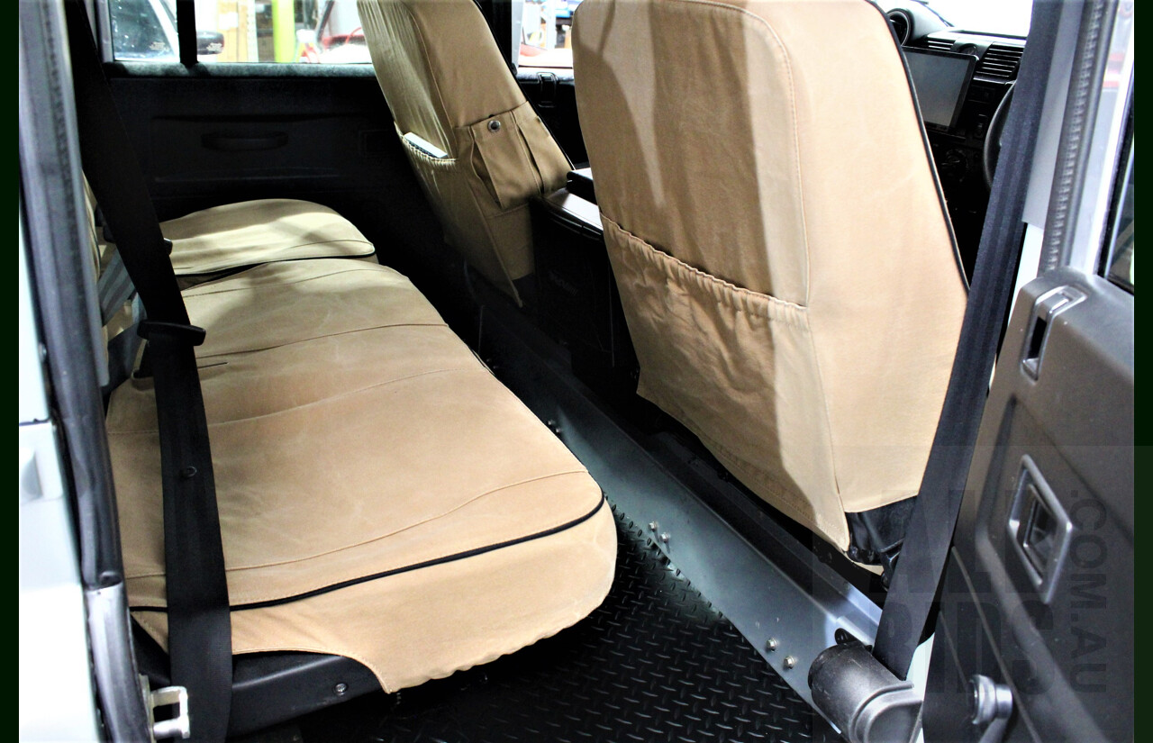 4/2009 Land Rover Defender 110 (4x4) MY09 4d Wagon Silver 2.4L Turbo Diesel